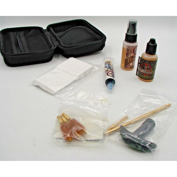 Liberty Lubricants Compact Cleaning Kit Gun Lube .40/10mm Pistol Black Zip Case - Picture 2 of 12